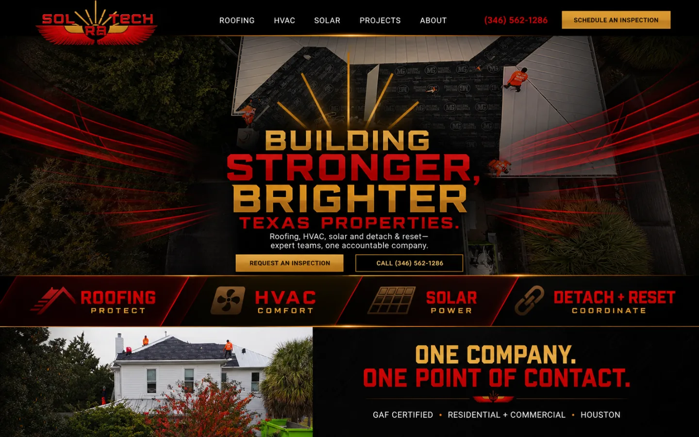 Solra Tech website direction